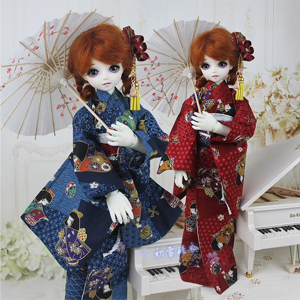 Japanese For Lifestyle - 1/6 1/4 1/3 BJD 日本の着物浴衣衣装 BJD/SD