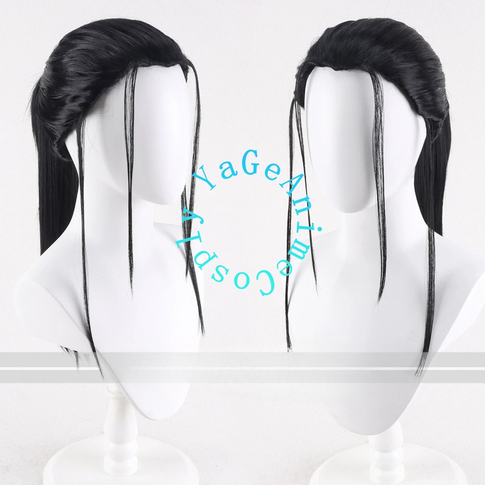 Japanese Lifestyle In Japanese - 不死身の王王野の日常 コスプレウィッグ ブラックポニーテールスタイル キャラクターヘアアクセサリー