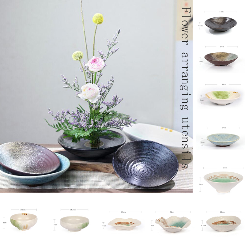 Ikebana Vase Kenzan - 日本のモロッコのカエルの花瓶セラミック製のブーケの花の配置ボウルデバイスティーテーブルkenzan Sangeibanaの点
