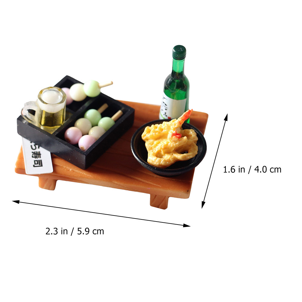 3 個ミニ寿司リアルな装飾セットミニハウス用和風食品装飾品ミ - Japanese Lifestyle In Japanese のレビューと価格