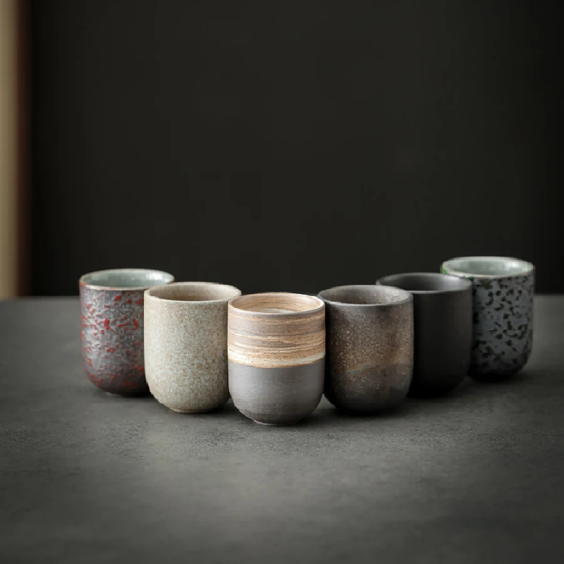 はい、新しいヴィンテージ陶器カップ、日本の石器磁器130ml - Is Japanese Lifestyle Healthy のレビューと価格