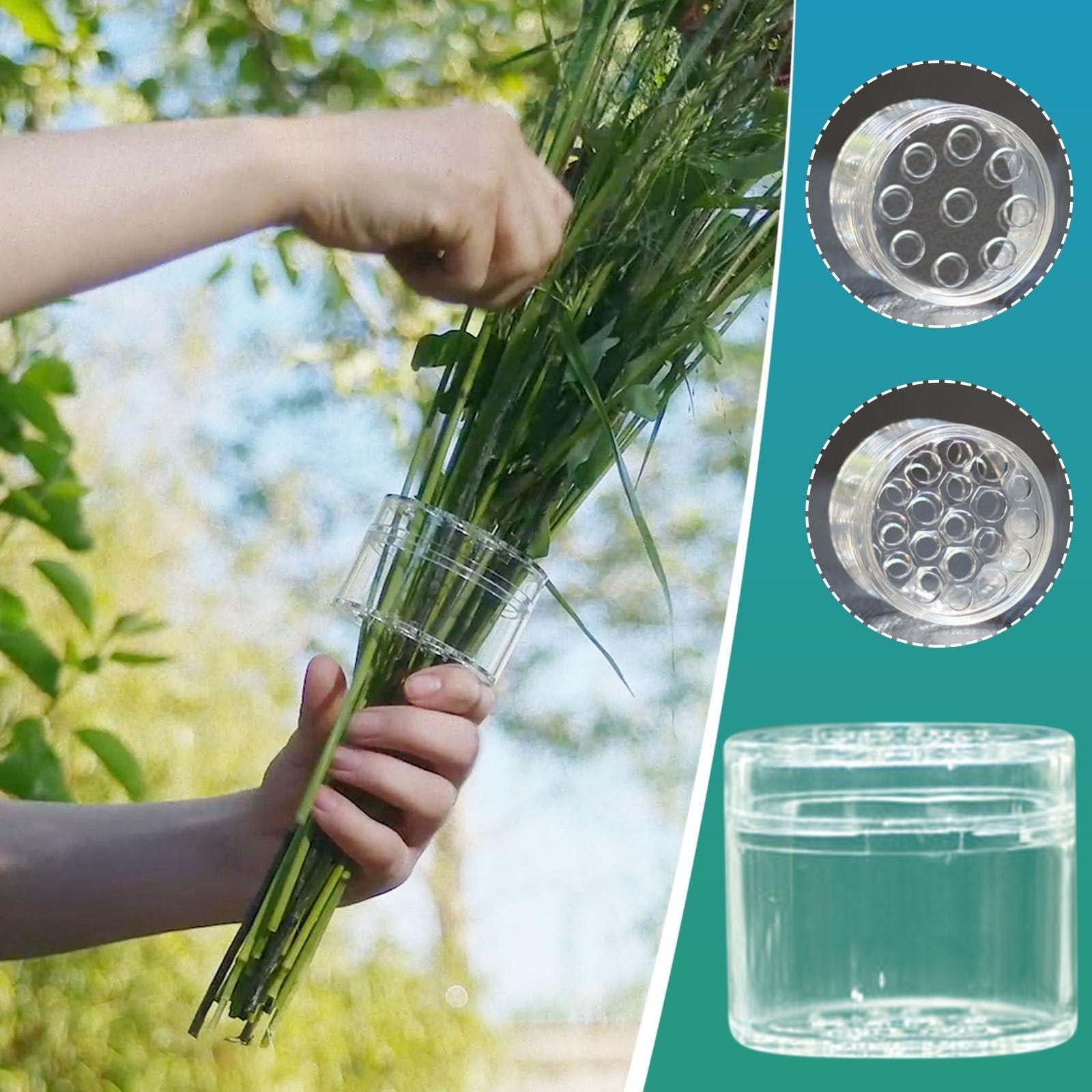 らせん状の生け花用茎ホルダー、花瓶用、らせん状フラワーアレン - Ikebana Vase Kenzan のレビューと価格