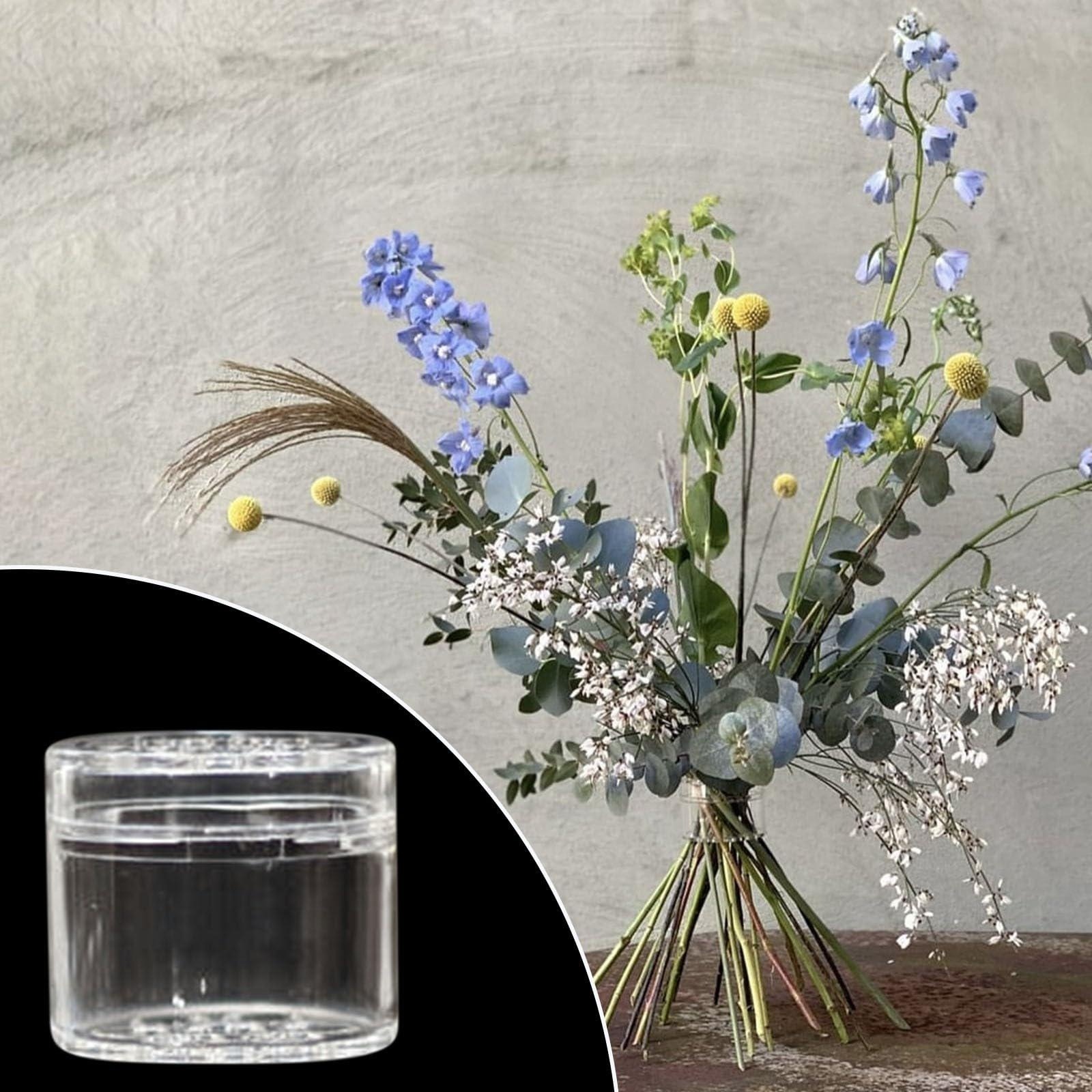 らせん状の生け花用茎ホルダー、花瓶用、らせん状フラワーアレン - Ikebana Vase Kenzan のレビューと価格