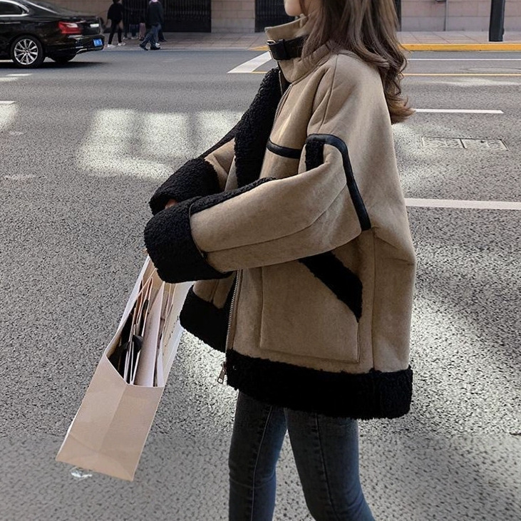 ラムウールジャケットコート女性用ニット日本風通気性ストレッチ - Japanese Women Lifestyle のレビューと価格
