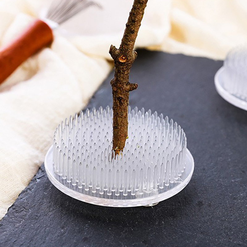 丸型生け花ケンザン吸盤プラスチック製フラワーアレンジメントツ - Ikebana Vase Kenzan のレビューと価格